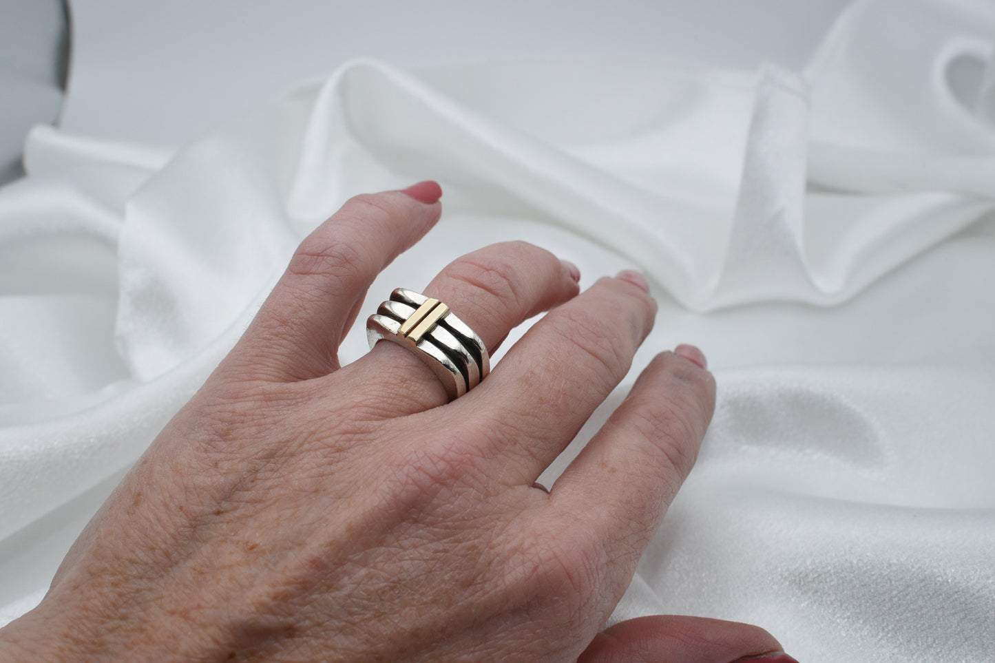 14k and sterling ring size 5