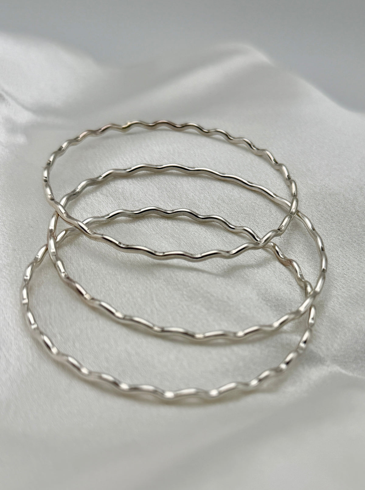 Sterling Tides Bangle