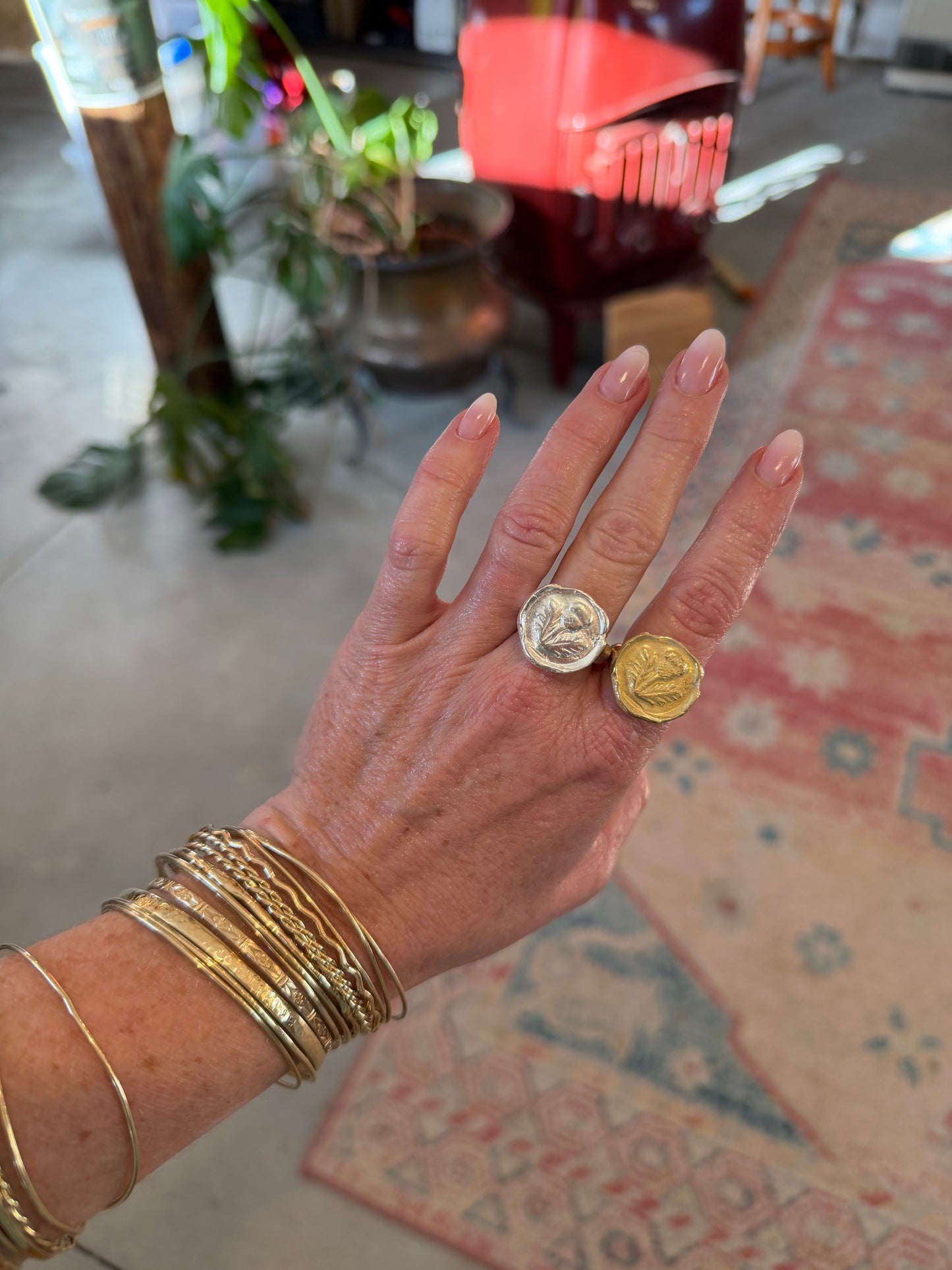 Anchor Thistle Ring size 6.5