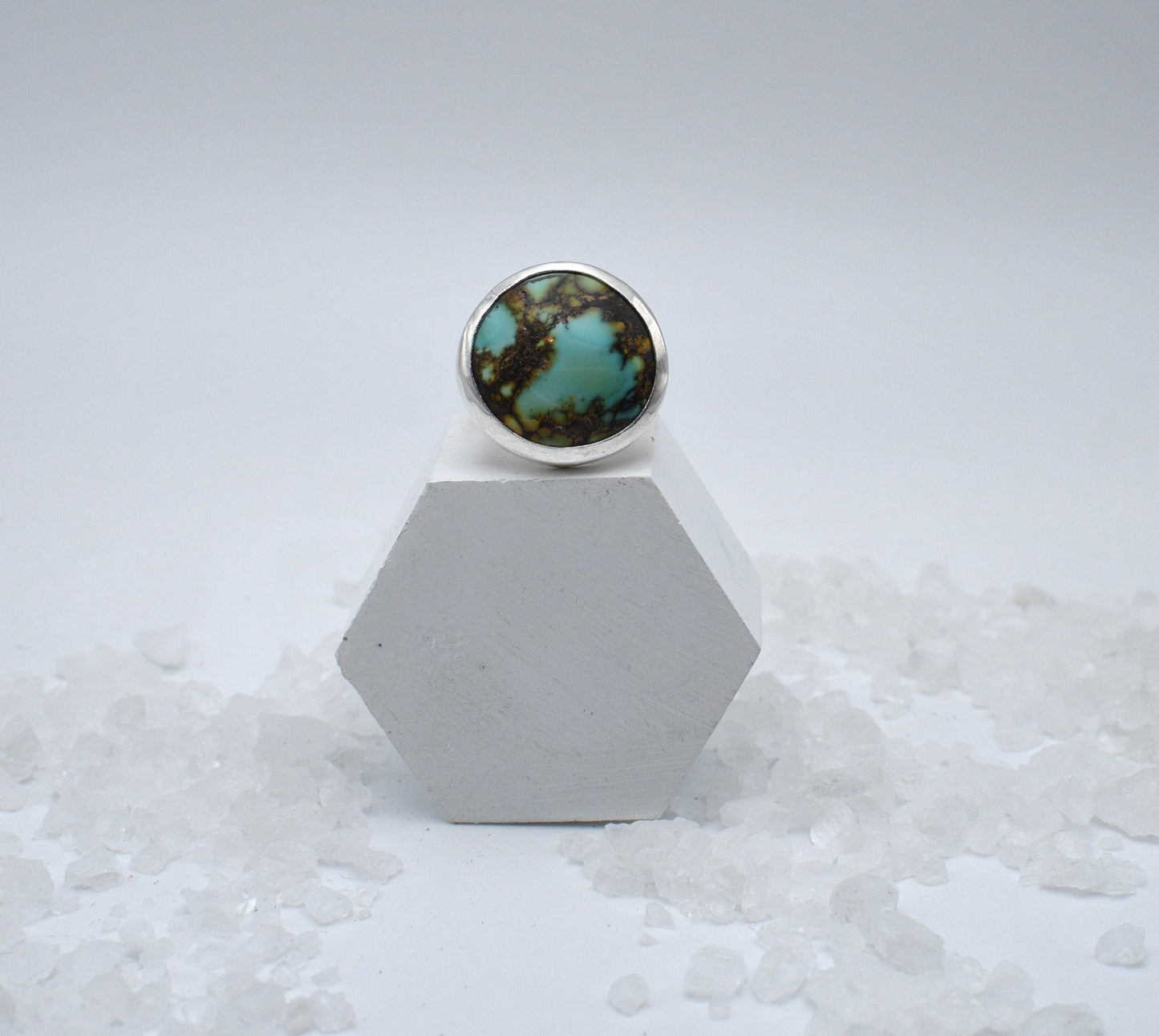 Turquoise and mixed metal size 7