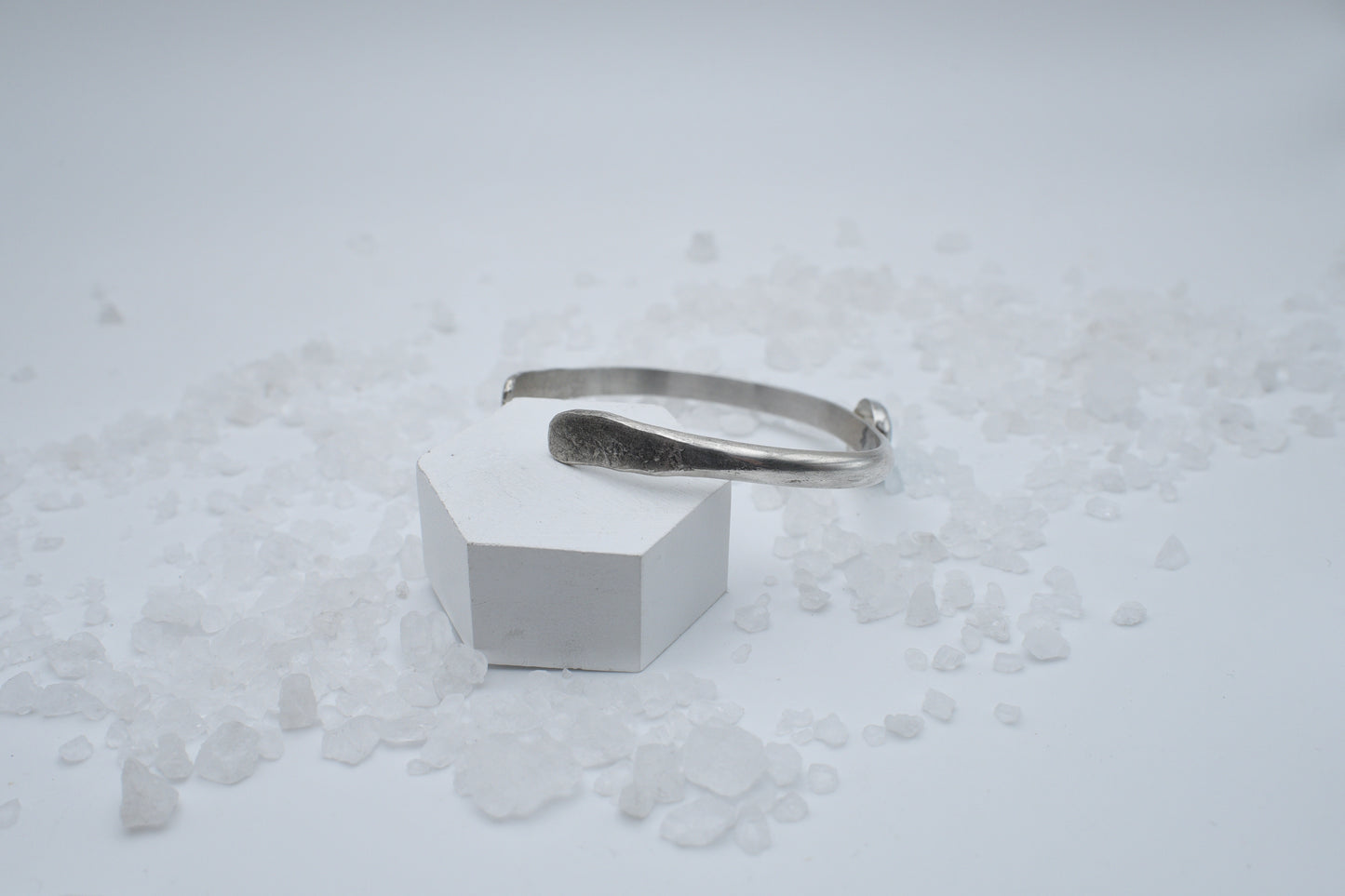 Turquoise and sterling cuff.