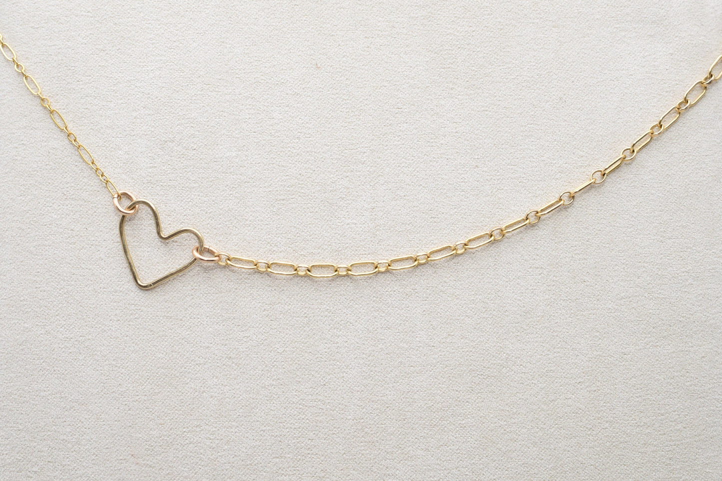 heart charm necklace