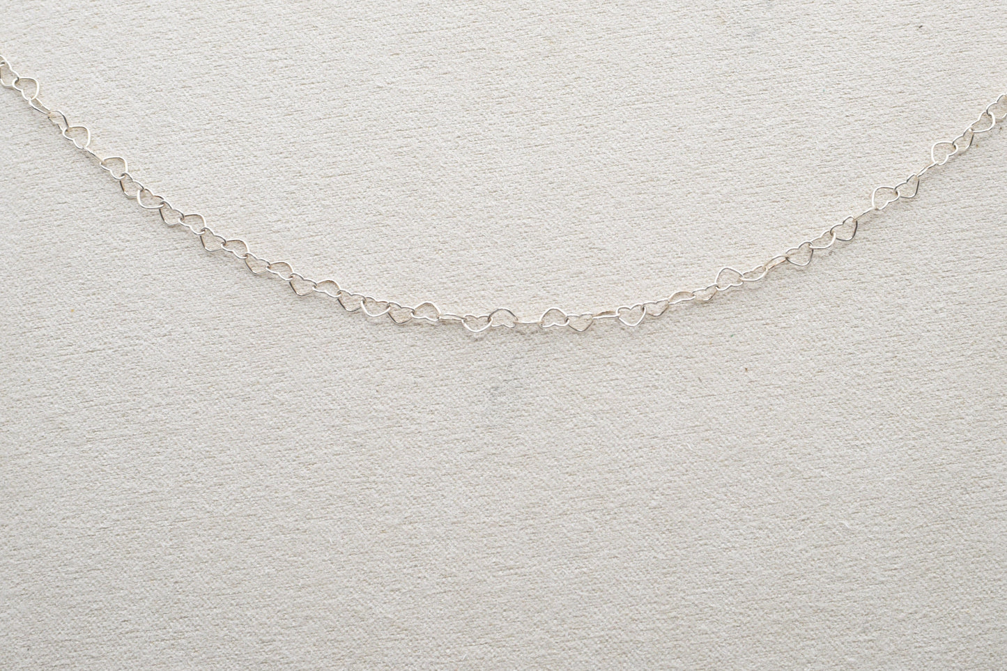 Sterling silver heart chain