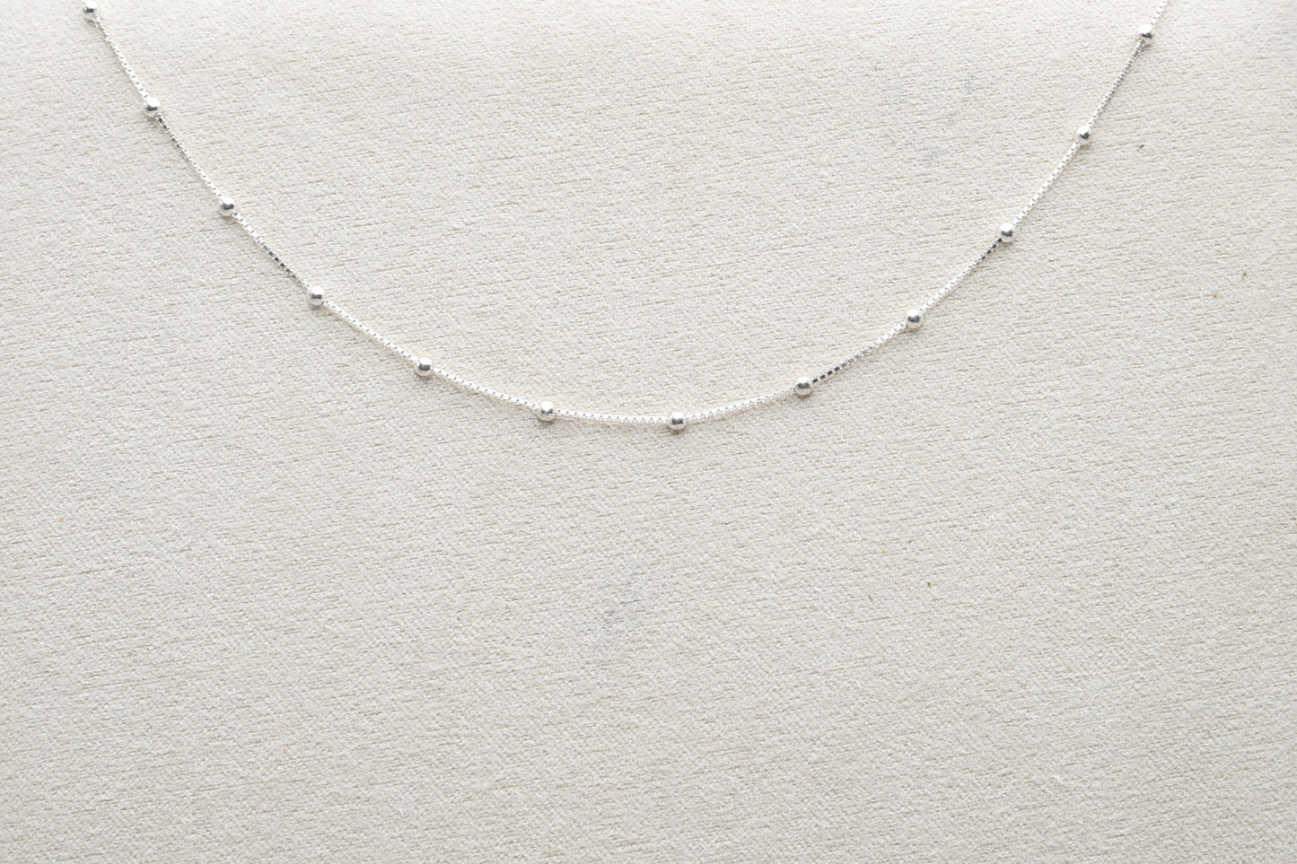 Adjustable Sterling silver chain