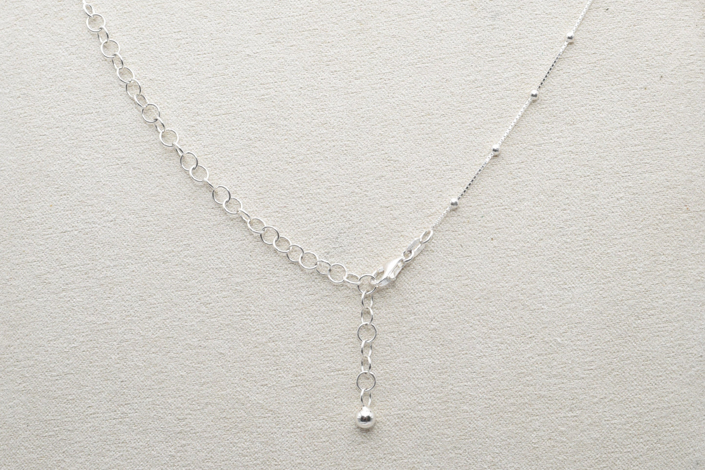 Adjustable Sterling silver chain