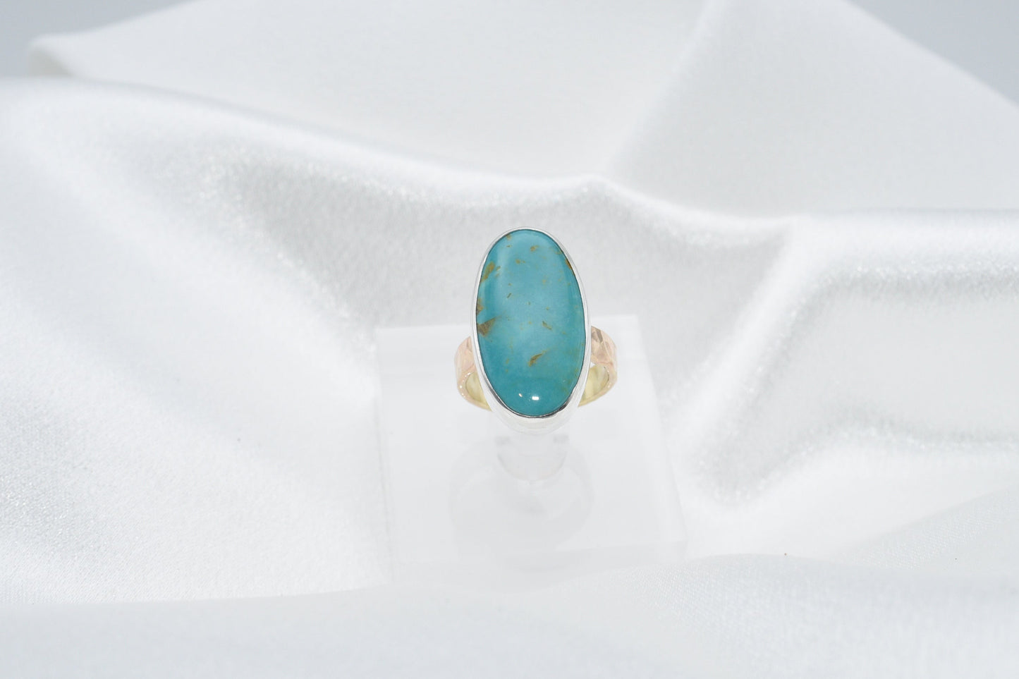 blue turquoise ring size 6