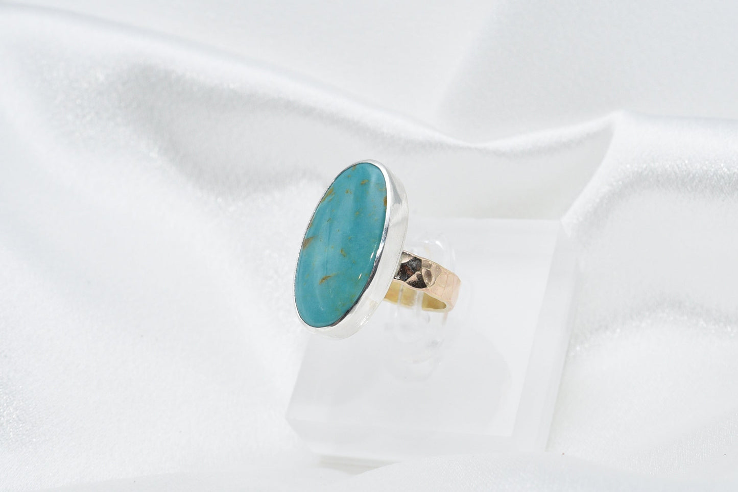 blue turquoise ring size 6