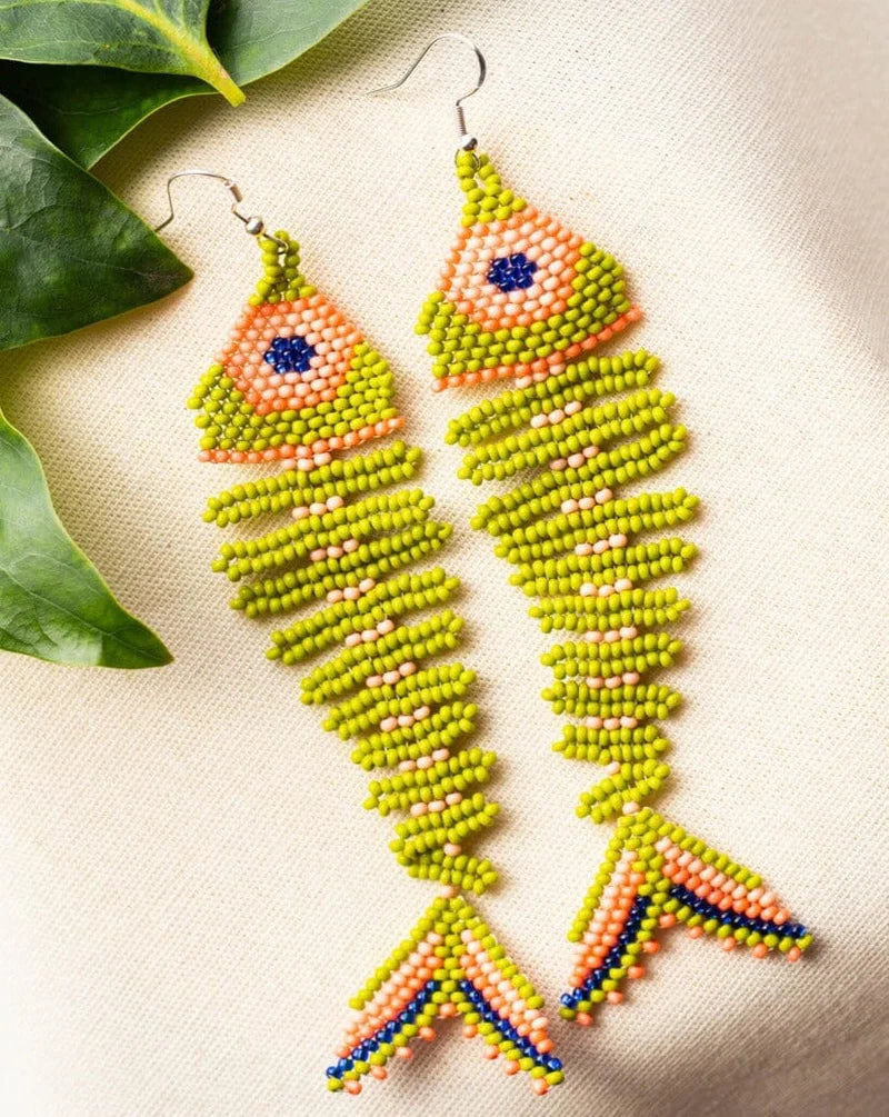 Funky Fossil Earrings