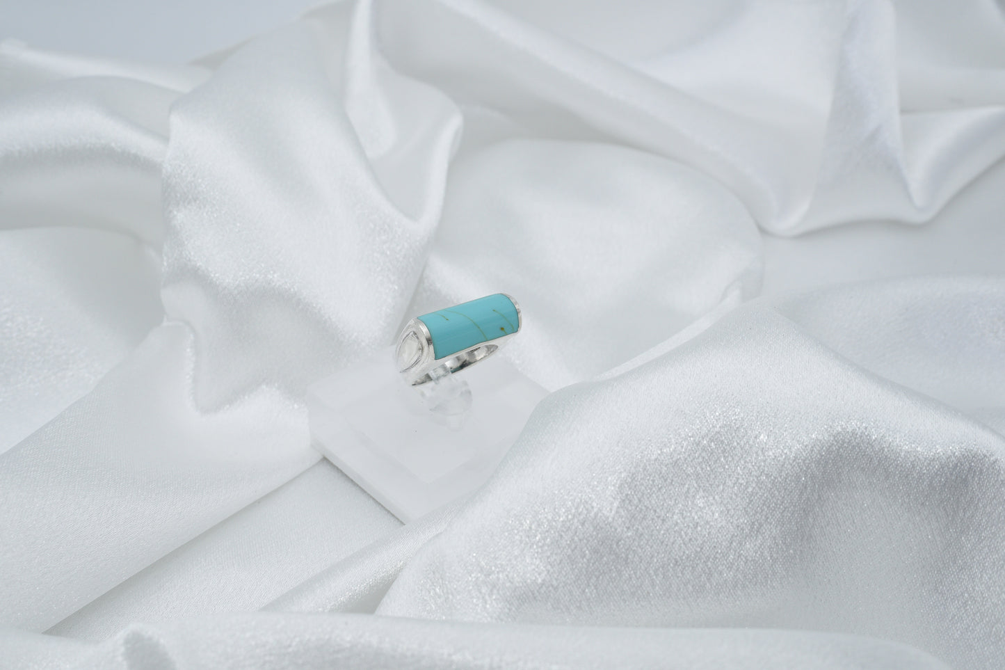 Turquoise signet ring size 6