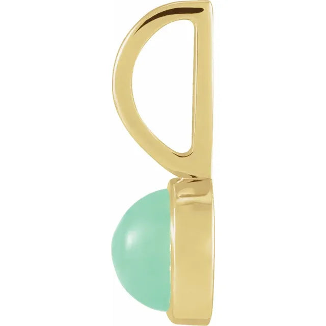 Chrysoprase charm