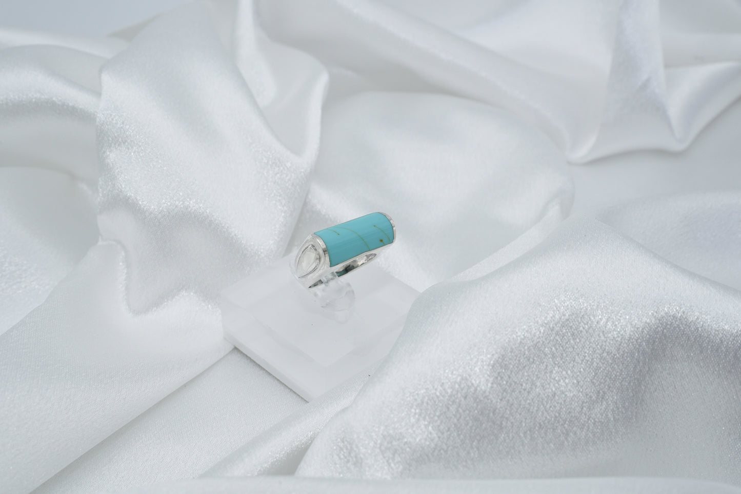 Turquoise signet ring size 6