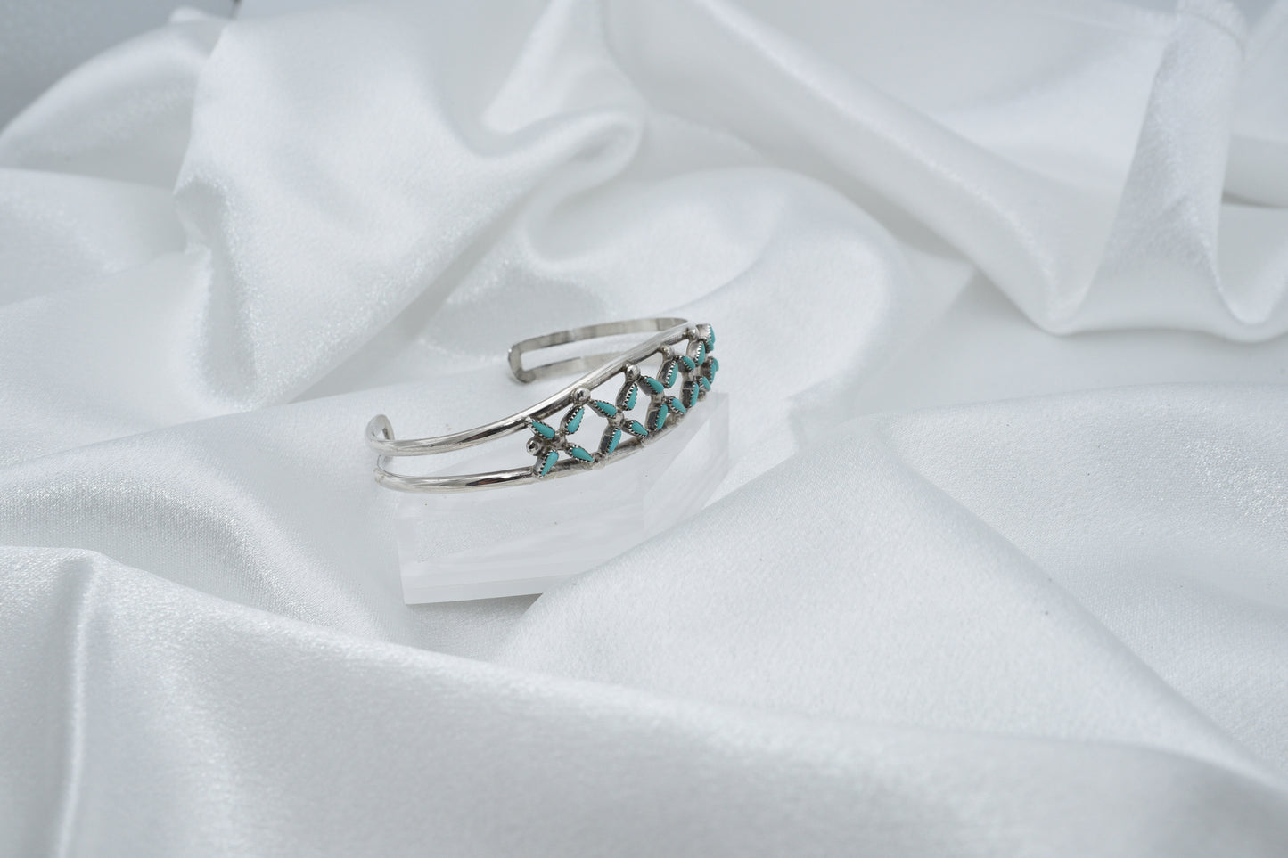 Zuni Turquoise and sterling cuff