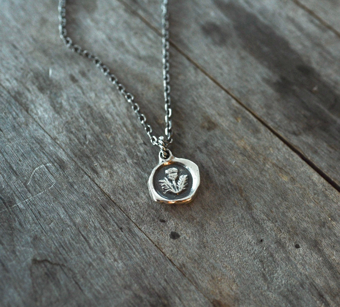 Made to order: Thistle necklace