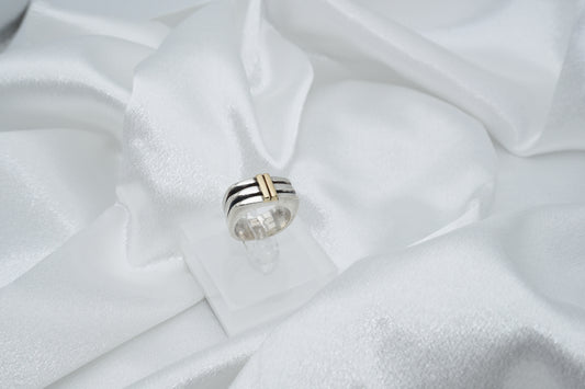 14k and sterling ring size 5