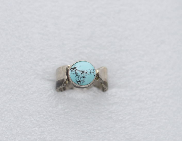 Ombre turquoise ring size 8