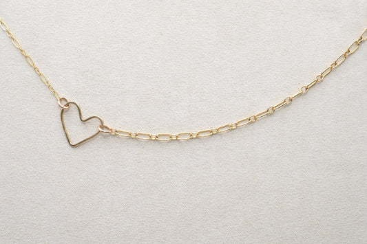 heart charm necklace
