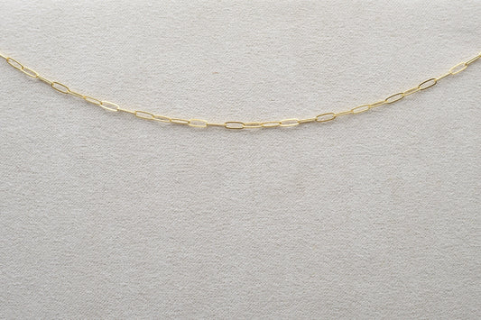 gold cable link chain