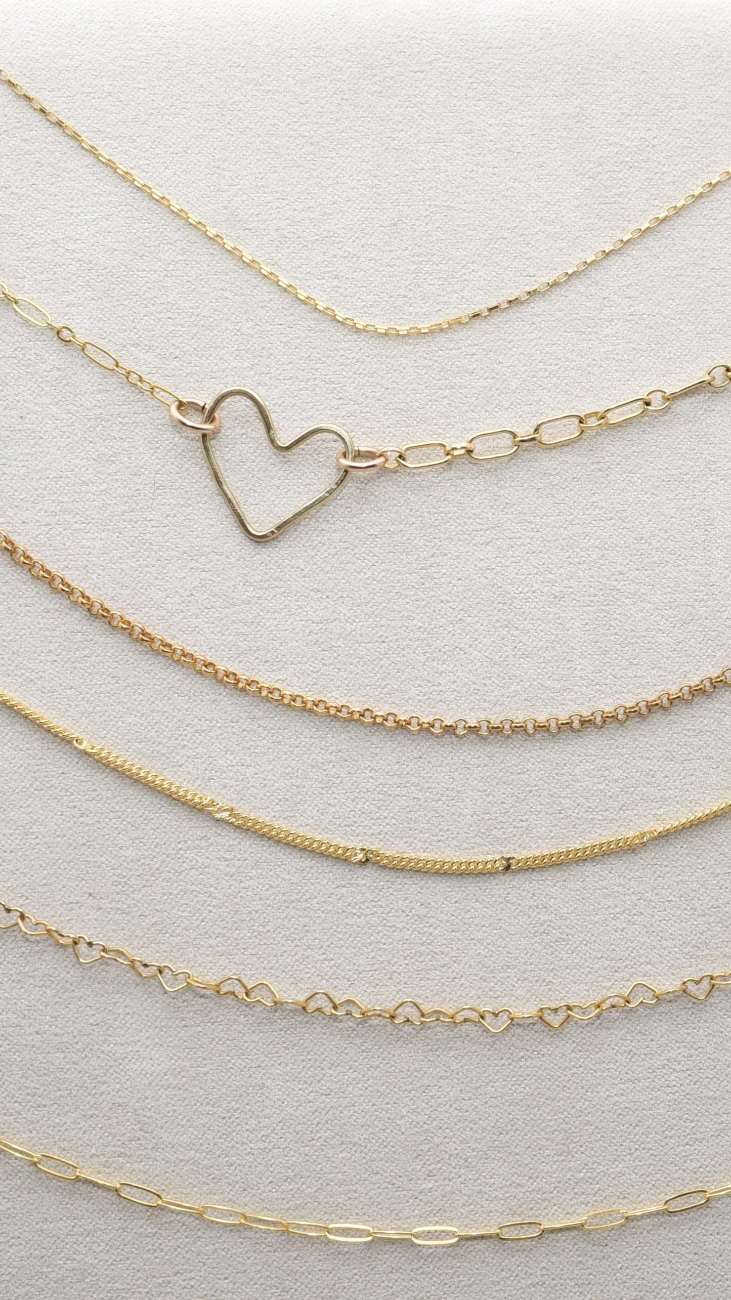 gold cable link chain