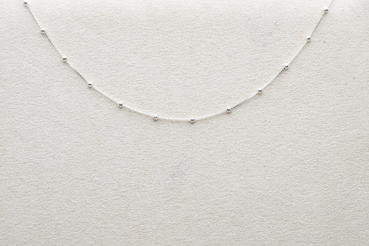 Adjustable Sterling silver chain