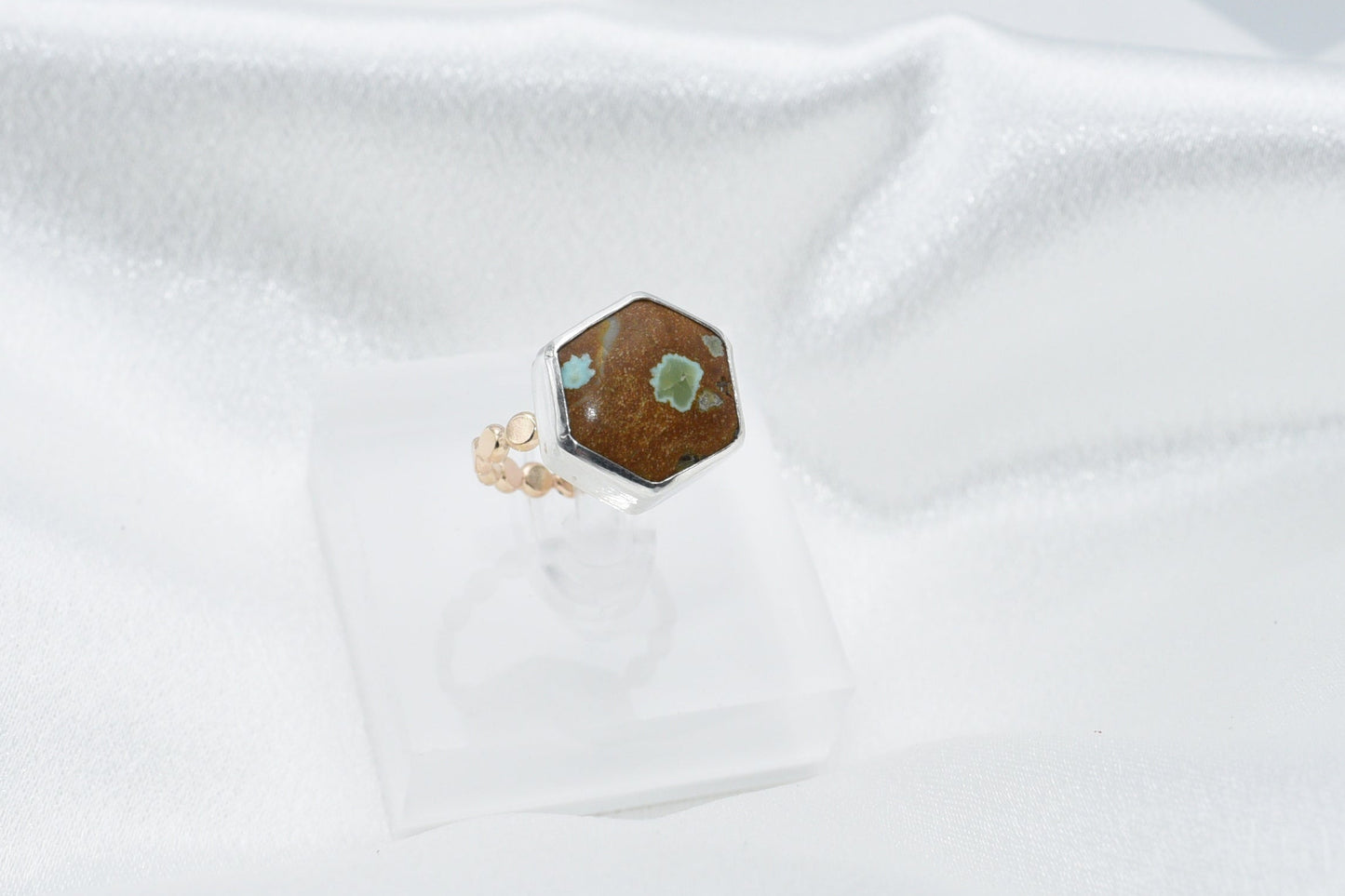 brown turquoise ring size 6