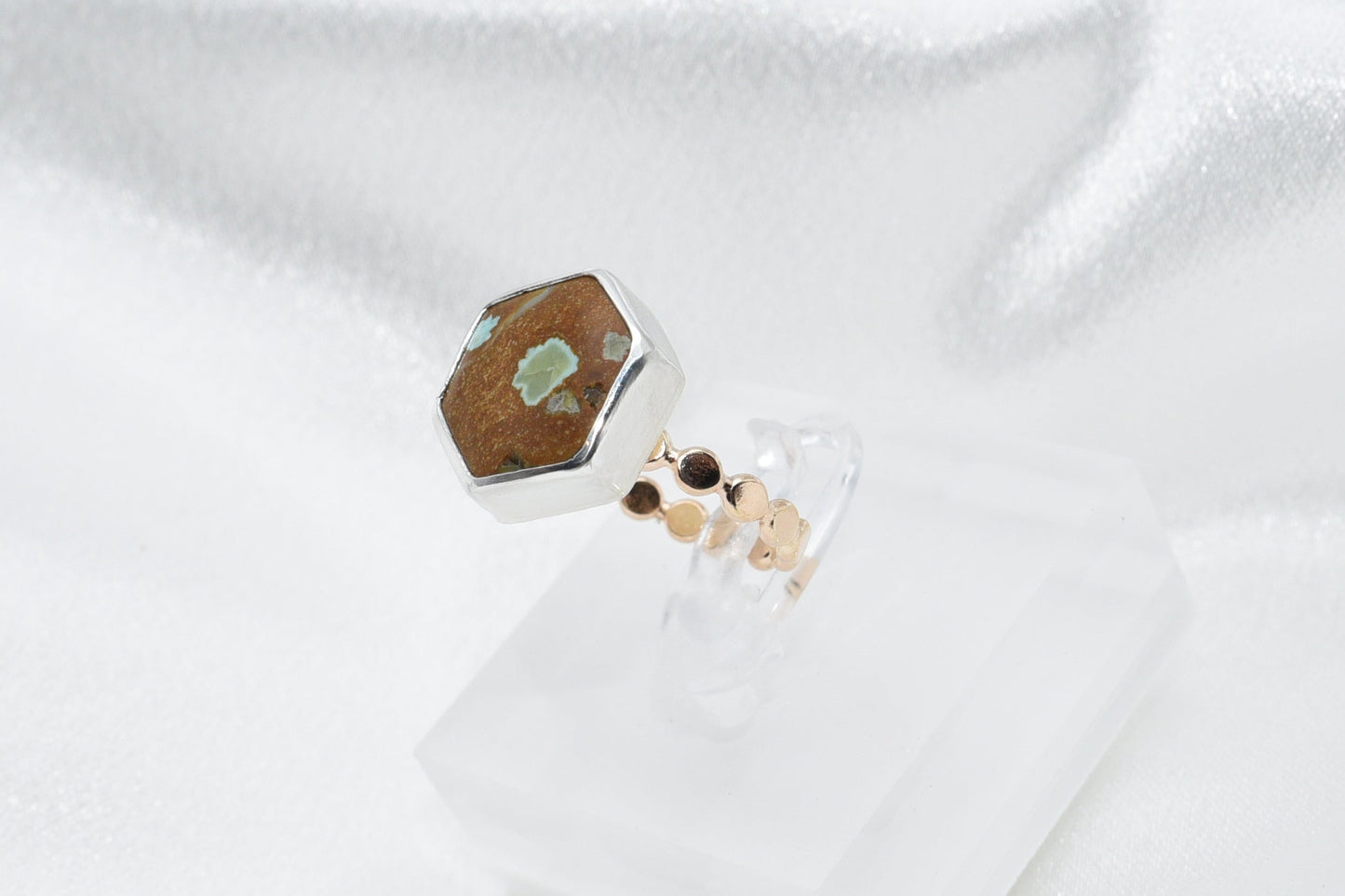 brown turquoise ring size 6