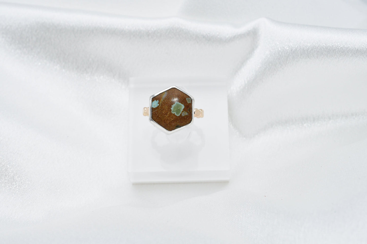 brown turquoise ring size 6