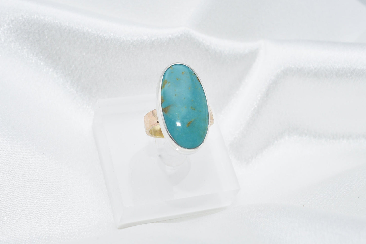 blue turquoise ring size 6