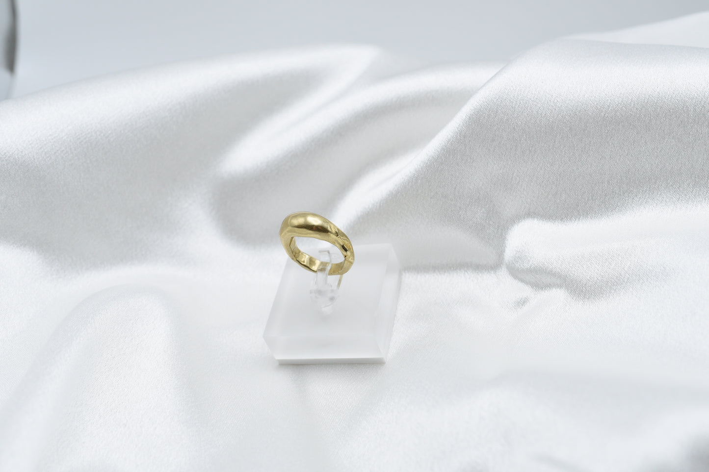 Chunky bronze ring size 6.25