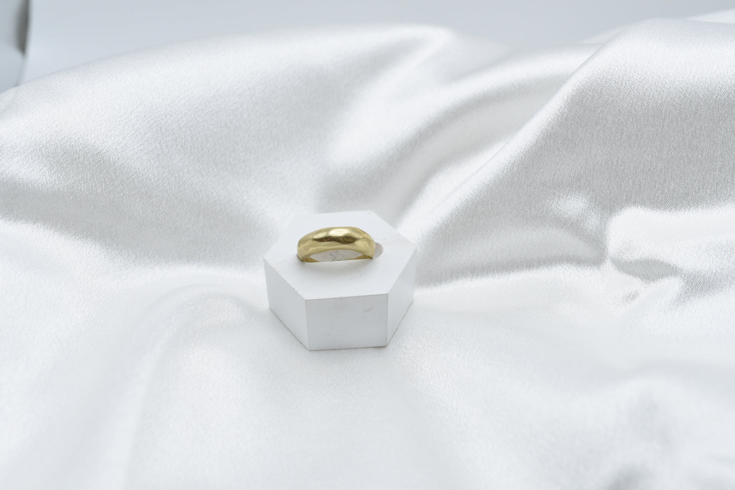 Chunky bronze ring size 6.25