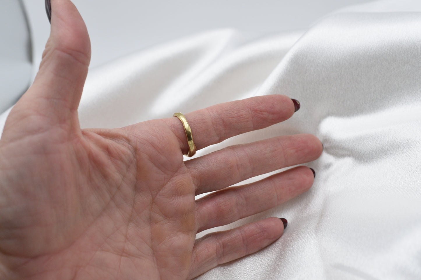 solid bronze ring size 8