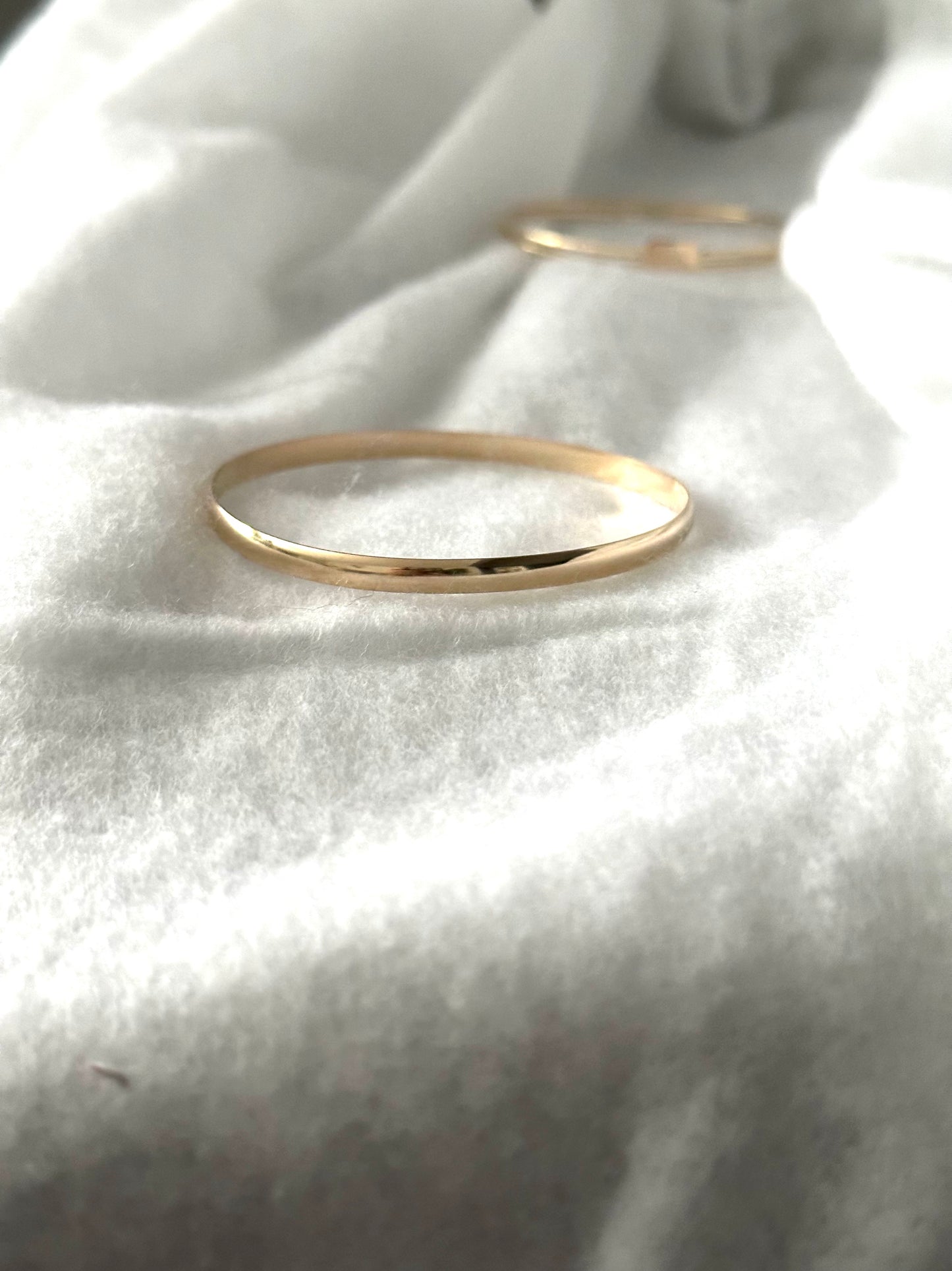 #5 solid 14k gold bangle