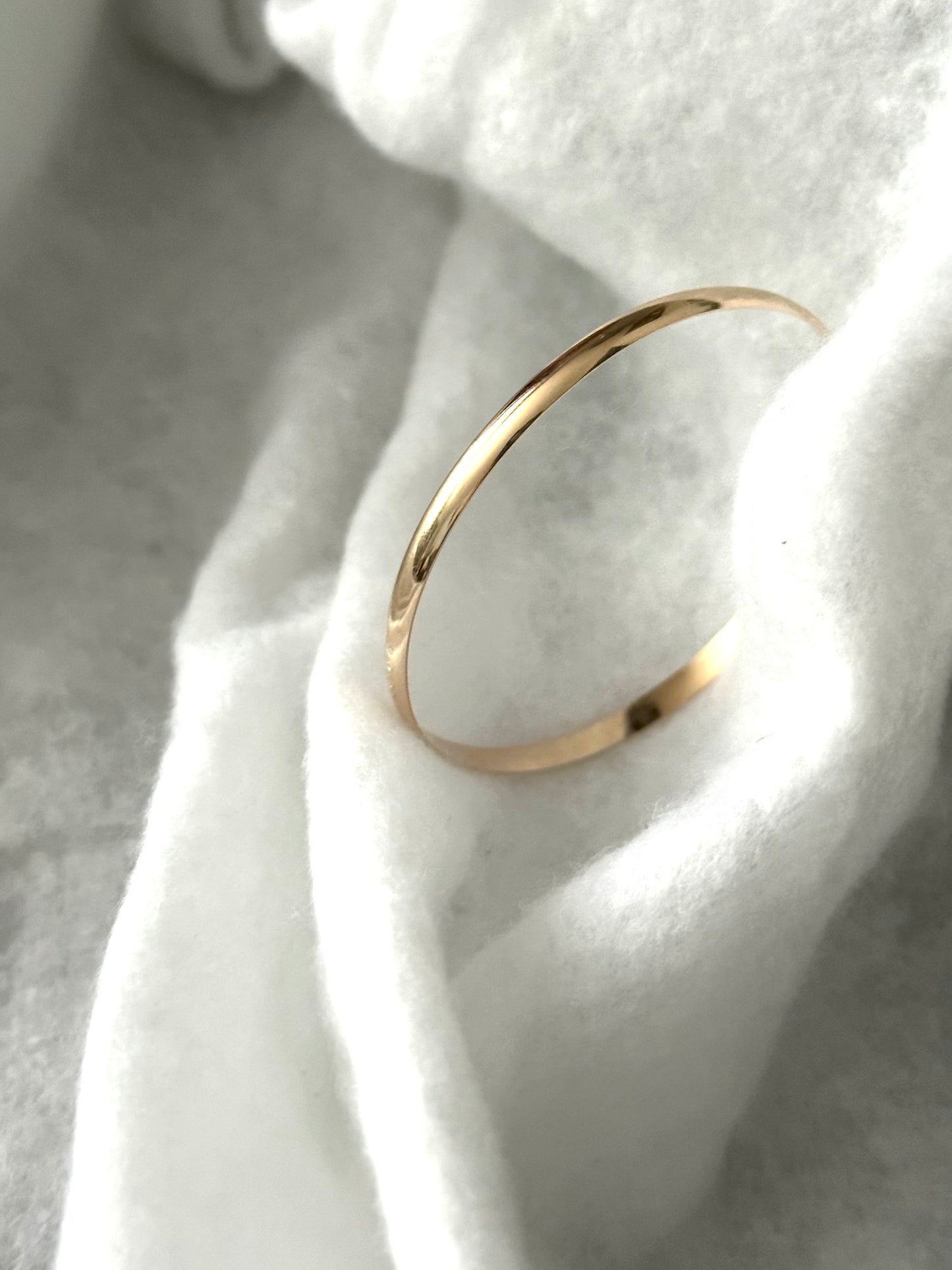 #5 solid 14k gold bangle